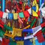 Prayer flags- Tomang Buddhist Monastery in Bir Billing