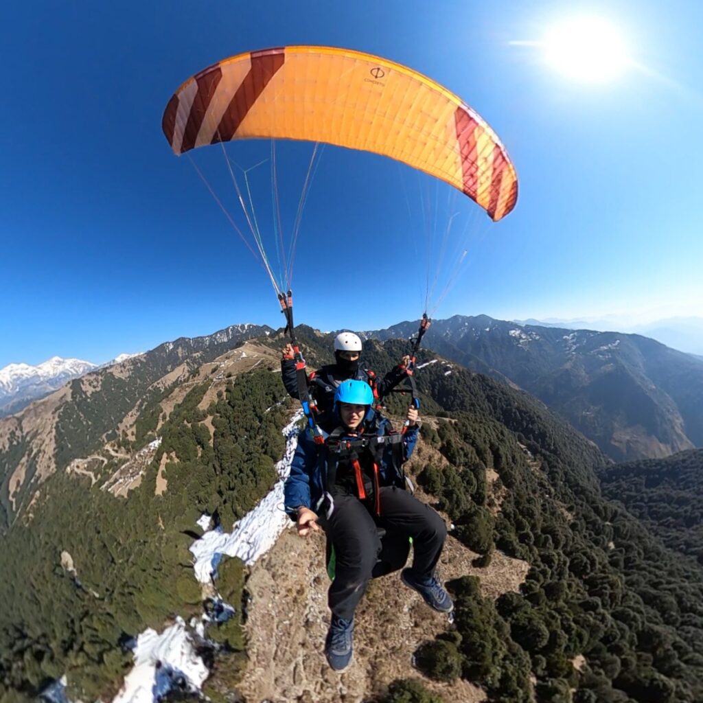 Paragliding Adventure: Soaring to Freedom in Bir, India: Escape in Bir